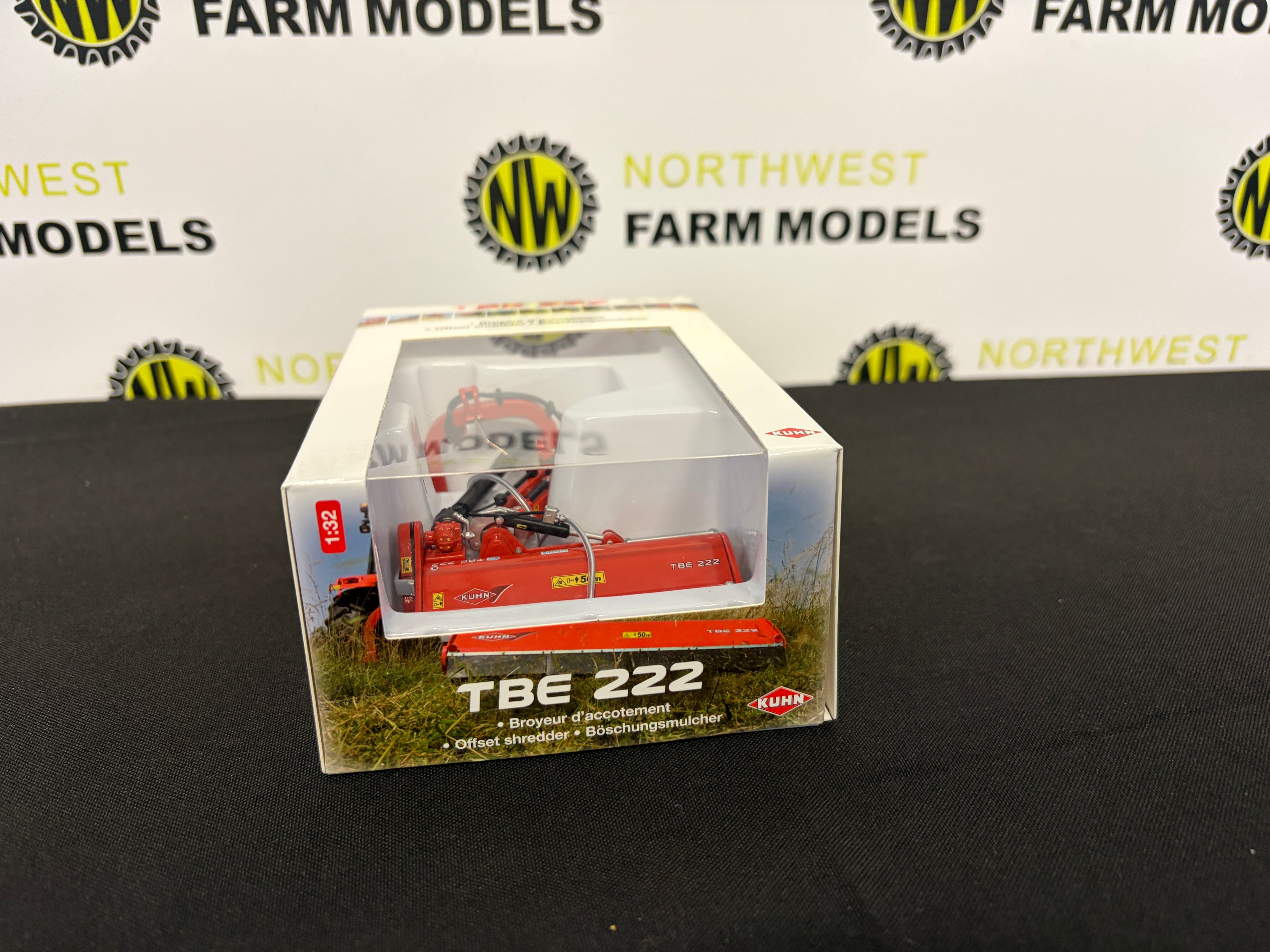 REPLICAGRI 127 1:32 SCALE KUHN TBE 222 SHREDDER GRASS TOPPER