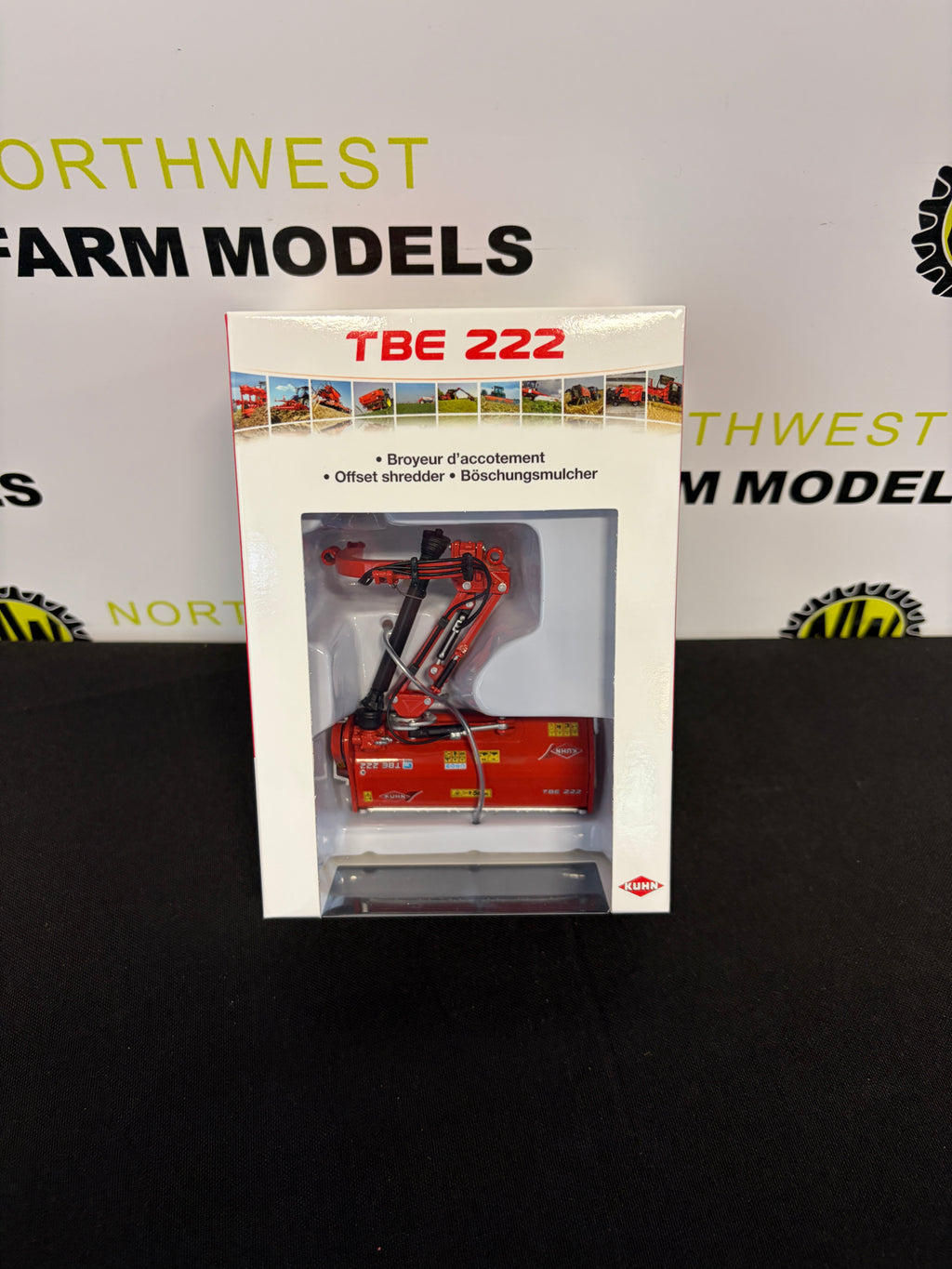 REPLICAGRI 127 1:32 SCALE KUHN TBE 222 SHREDDER GRASS TOPPER