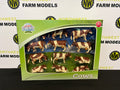 KIDS GLOBE 571968 1:32 SCALE 12 PACK COWS BROWN AND WHITE