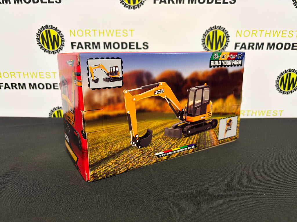 BRITAINS 43013A3 1:32 SCALE JCB 86C-1 MIDI EXCAVATOR