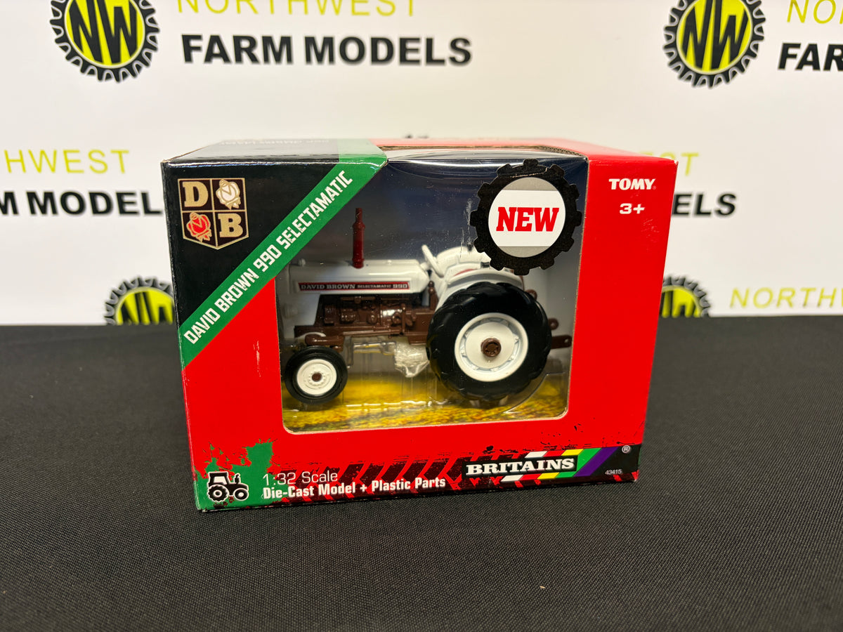 BRITAINS 43415 1:32 SCALE DAVID BROWN 990 SELECTAMATIC