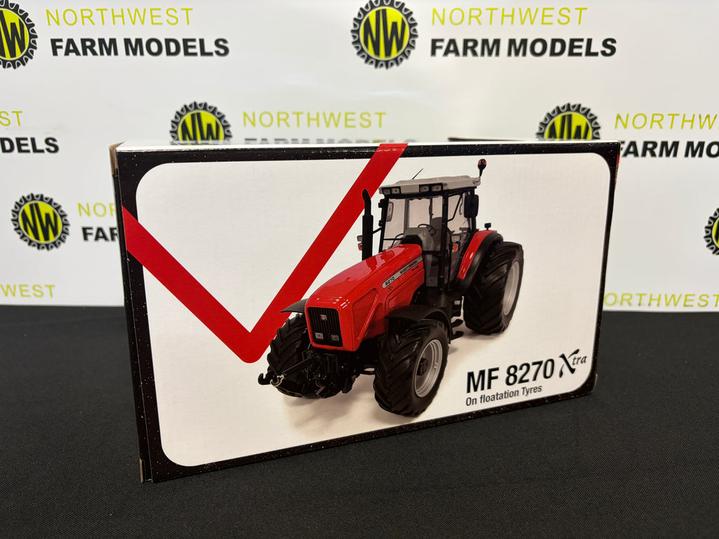 UNIVERSAL HOBBIES 6425 1:32 SCALE MASSEY FERGUSON 8270 XTRA WITH FLOATATION TYRES