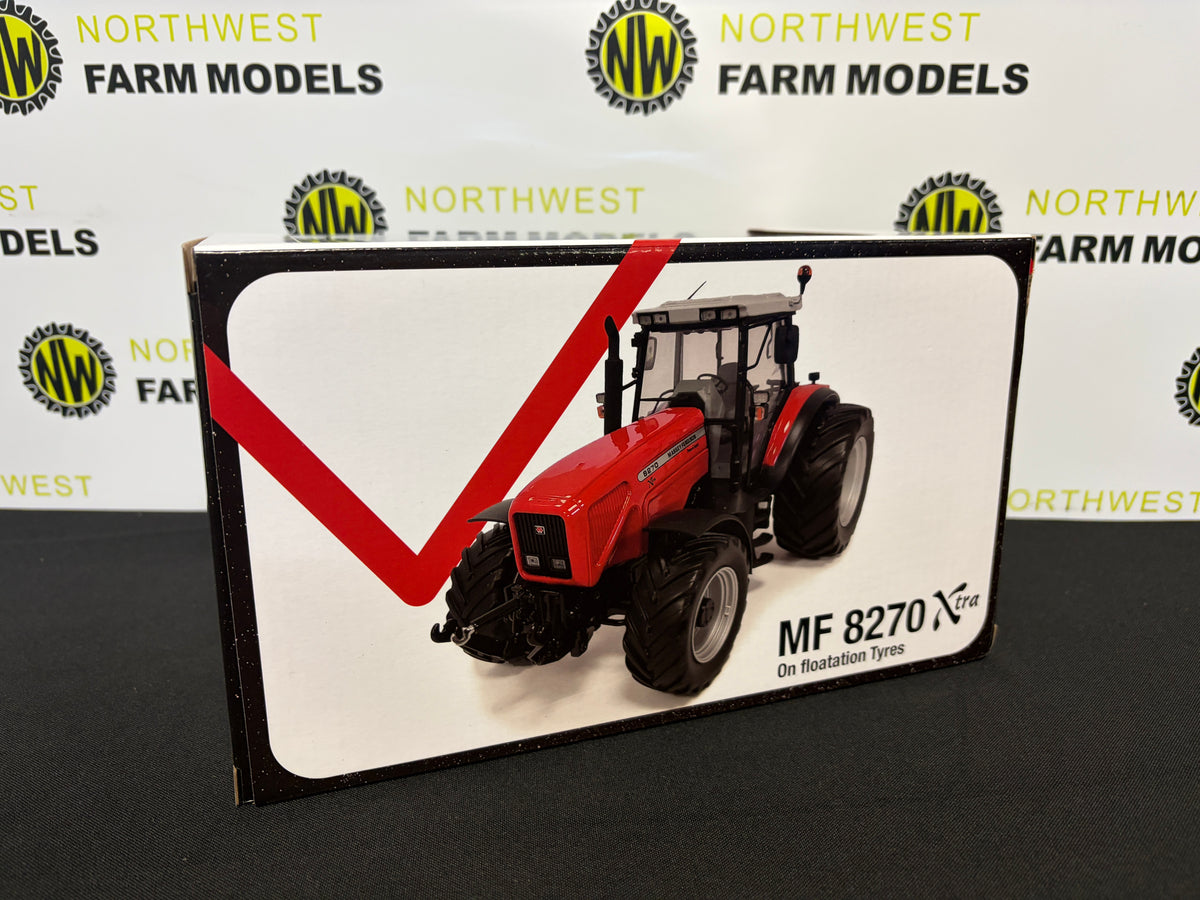 UNIVERSAL HOBBIES 6425 1:32 SCALE MASSEY FERGUSON 8270 XTRA WITH FLOATATION TYRES
