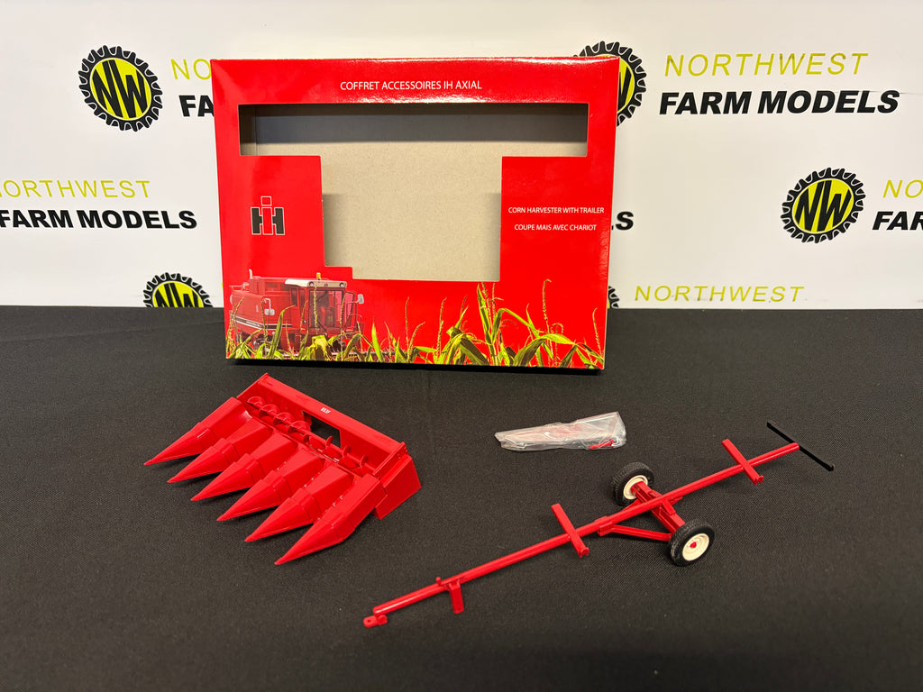 REPLICAGRI 131 1:32 SCALE INTERNATIONAL 853F MAIZE HEADER AND TRAILER
