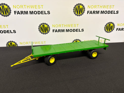 MARGE MODELS LEG 007 1:32 SCALE JOHN DEERE FLAT BED TRAILER