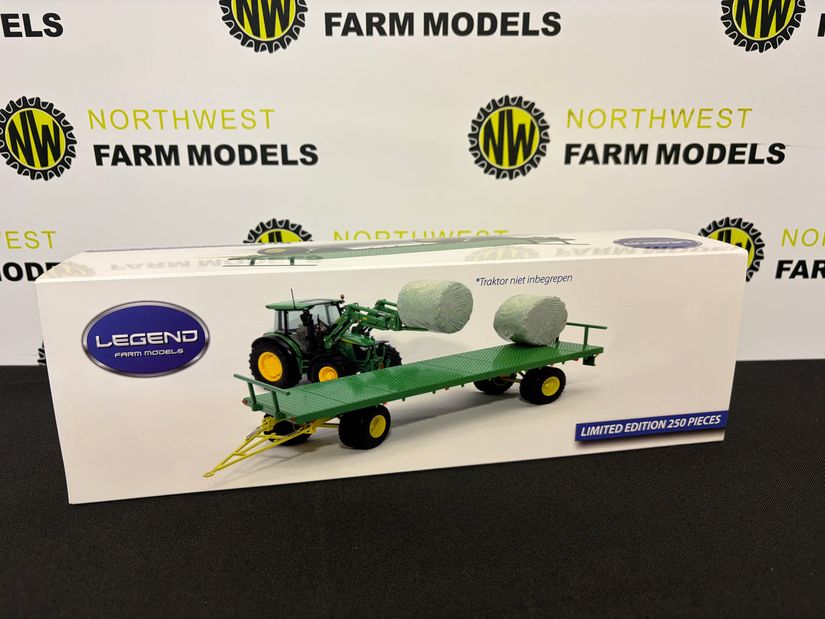 MARGE MODELS LEG 007 1:32 SCALE JOHN DEERE FLAT BED TRAILER