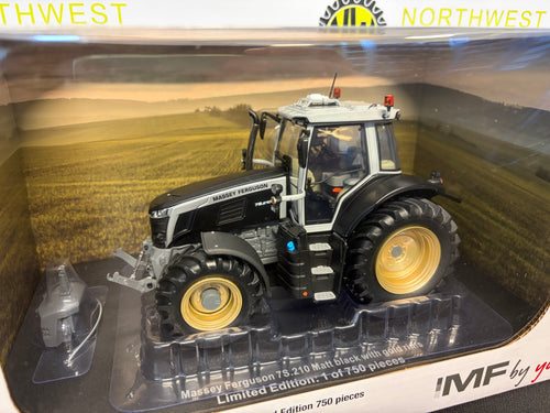 UNIVERSAL HOBBIES 7207 1:32 SCALE MASSEY FERGUSON 7S.210 WITH GOLD WHEELS