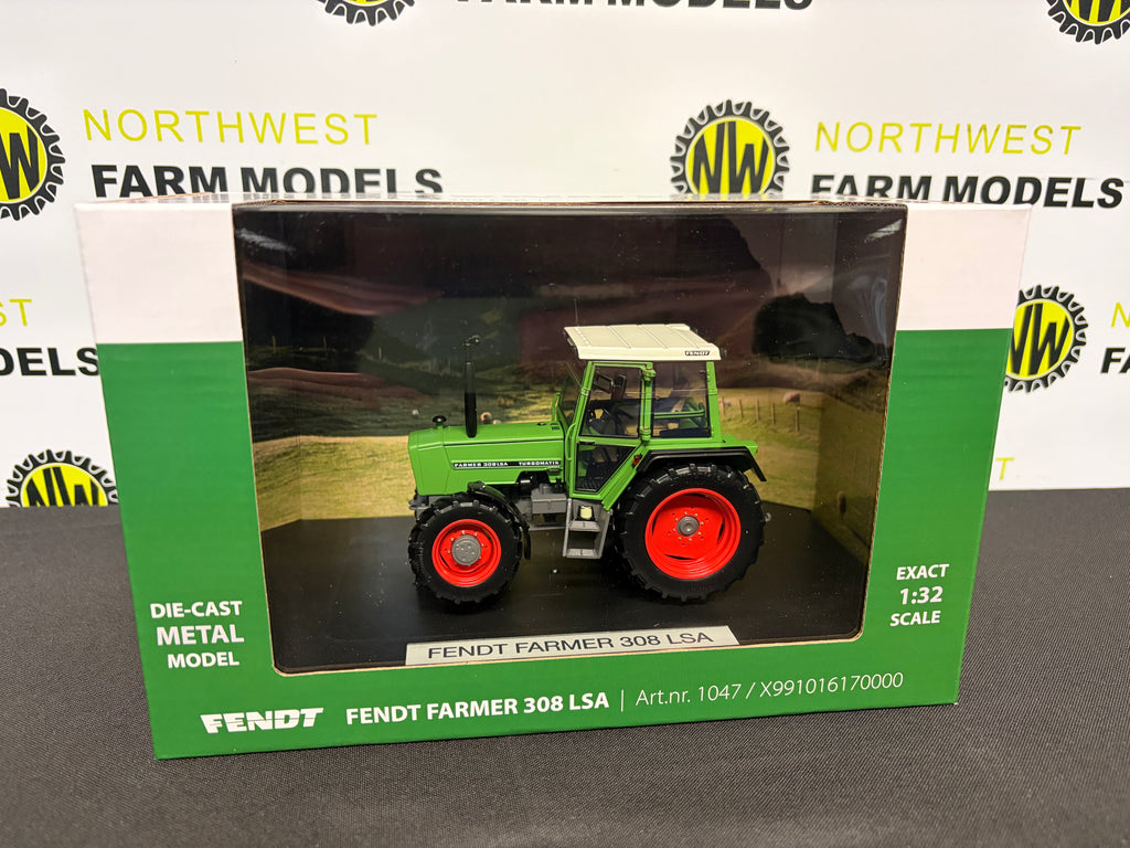 WEISE TOYS 1047 1:32 SCALE FENDT FARMER 308 LSA 4WD TRACTOR