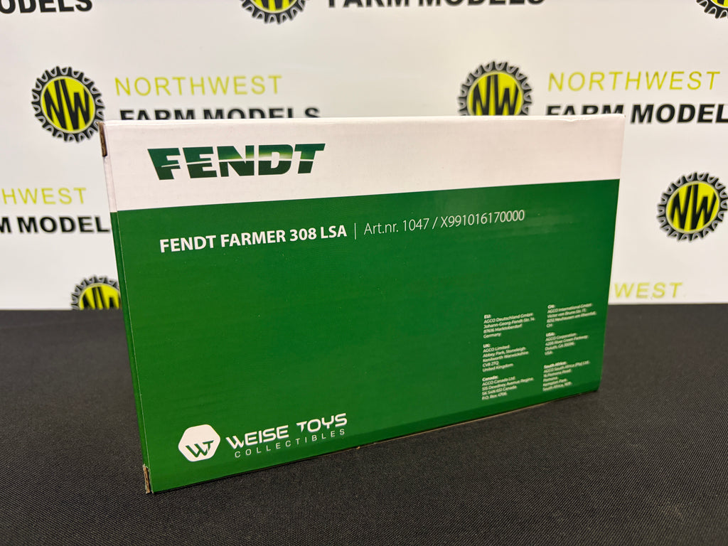 WEISE TOYS 1047 1:32 SCALE FENDT FARMER 308 LSA 4WD TRACTOR