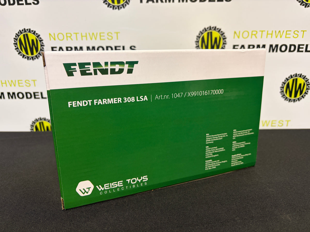 WEISE TOYS 1047 1:32 SCALE FENDT FARMER 308 LSA 4WD TRACTOR