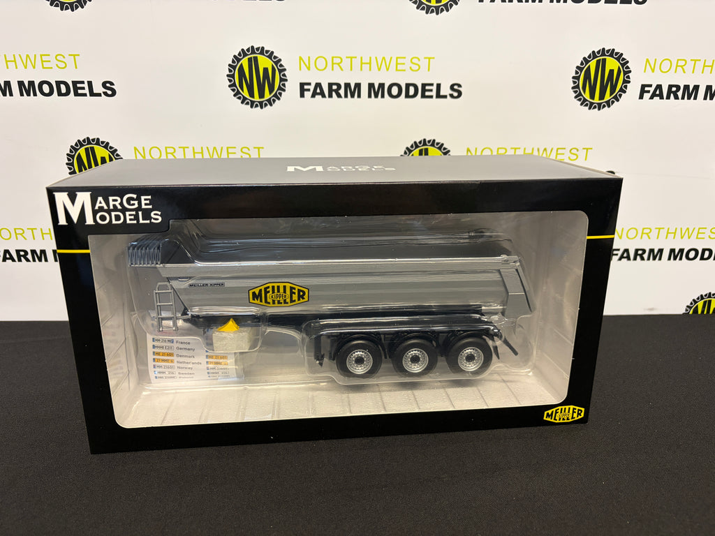MARGE MODELS 2123-01 1:32 SCALE MEILLER TIPPING SEMI-TRAILER
