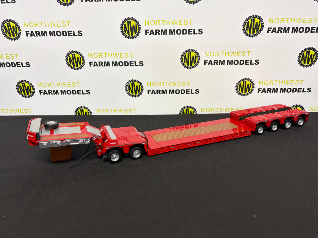MARGE MODELS 2011-01 1:32 SCALE NOOTBEOOM EURO PX 2+4 LOWLOADER RED