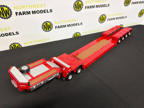 MARGE MODELS 2011-01 1:32 SCALE NOOTBEOOM EURO PX 2+4 LOWLOADER RED