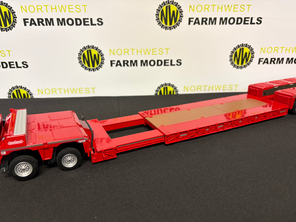 MARGE MODELS 2011-01 1:32 SCALE NOOTBEOOM EURO PX 2+4 LOWLOADER RED