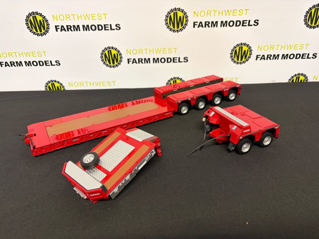 MARGE MODELS 2011-01 1:32 SCALE NOOTBEOOM EURO PX 2+4 LOWLOADER RED