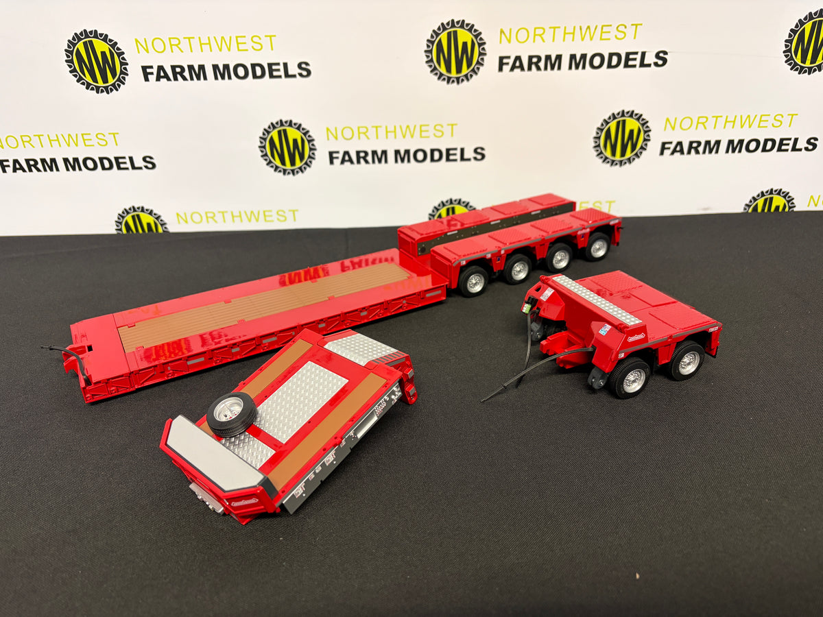 MARGE MODELS 2011-01 1:32 SCALE NOOTBEOOM EURO PX 2+4 LOWLOADER RED