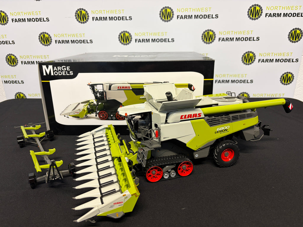 MARGE MODELS 2305 1:32 SCALE CLAAS LEXION 6800 TERRA TRAC AND CLAAS CORIO 1275C CONSPEED