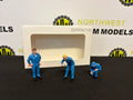 SCHUCO 1:32 SCALE 32U00022 MECHANIC FIGURE SET "FORTSCHRITT"