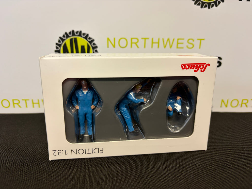 SCHUCO 1:32 SCALE 32U00022 MECHANIC FIGURE SET "FORTSCHRITT"