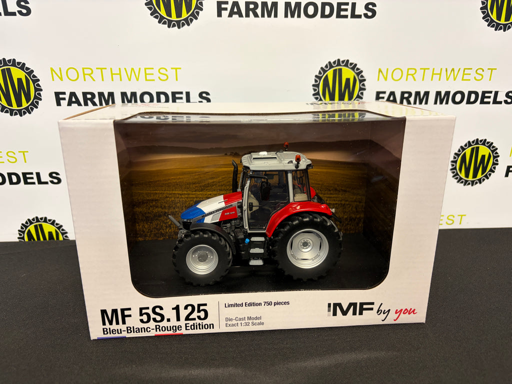 UNIVERSAL HOBBIES 7205 1:32 SCALE MASSEY FERGUSON 5S.125 "FRENCH COLOURS" LIMITED EDITION