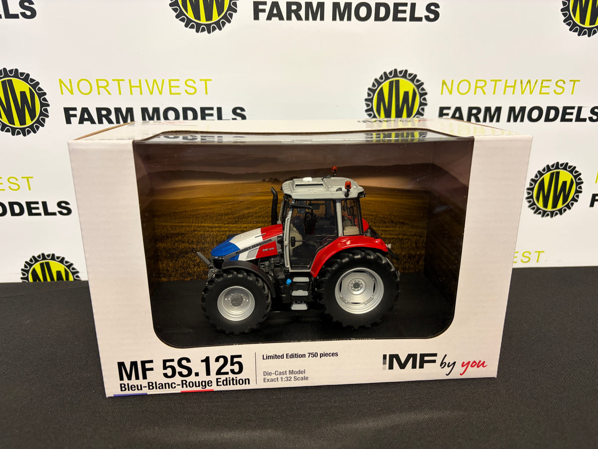 UNIVERSAL HOBBIES 7205 1:32 SCALE MASSEY FERGUSON 5S.125 "FRENCH COLOURS" LIMITED EDITION