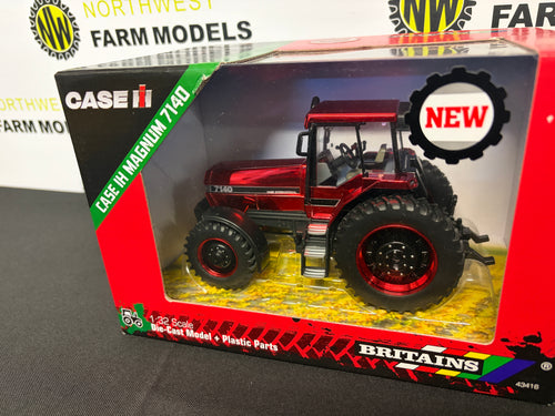 BRITAINS 1:32 SCALE CASE IH MAGNUM 7140 CHROME RED LIMITED EDITION
