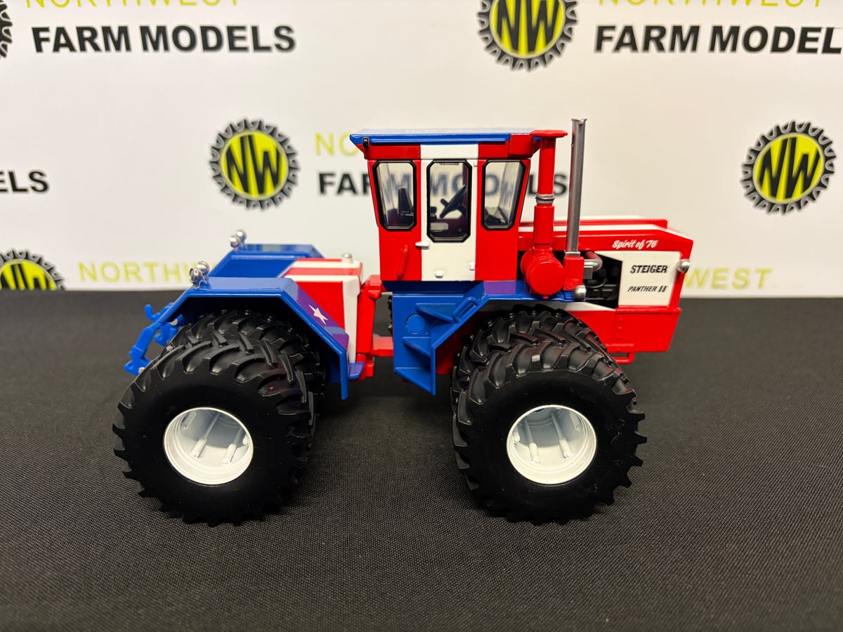 ERTL 1:32 SCALE 44484 STEIGER PANTHER II SPIRIT OF 76 4WD TRACTOR WITH DUAL WHEELS "USA 250"