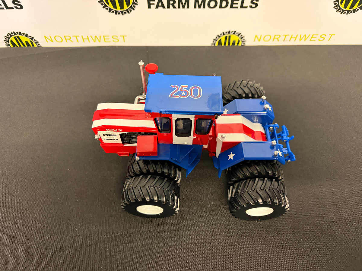 ERTL 1:32 SCALE 44484 STEIGER PANTHER II SPIRIT OF 76 4WD TRACTOR WITH DUAL WHEELS "USA 250"