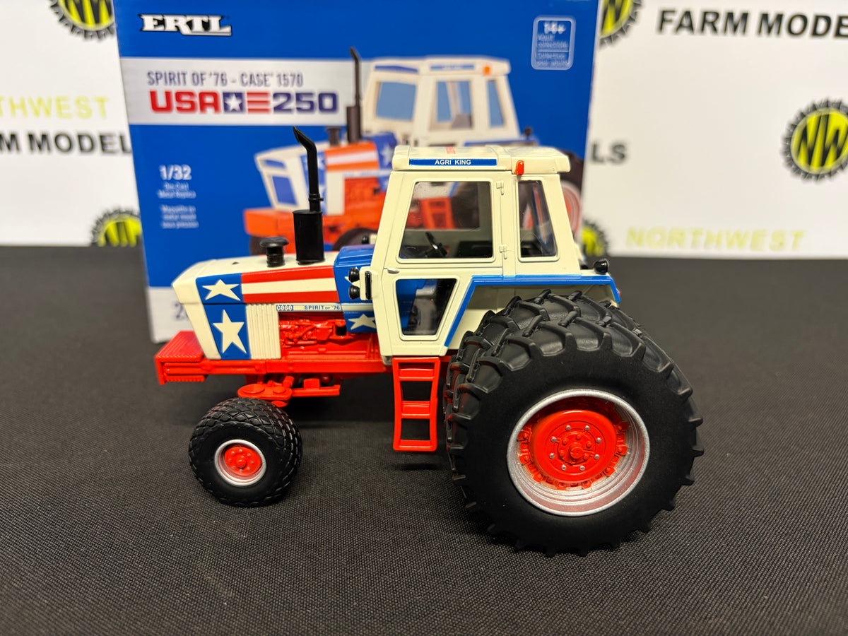 ERTL 44486 1:32 SCALE CASE 1570 SPIRIT OF 76 STARS AND STRIPES 2026 FARM SHOW EDITION