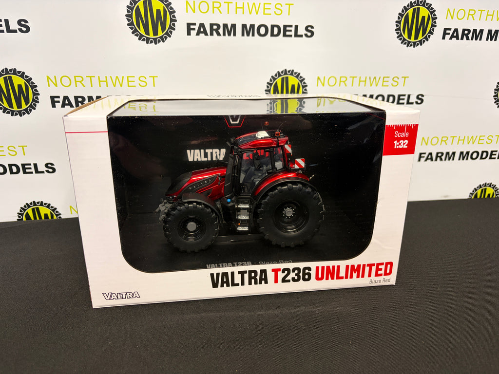 UNIVERSAL HOBBIES 7278 1:32 SCALE VALTRA T236 BLAZE RED TRACTOR