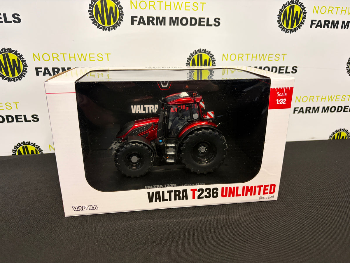 UNIVERSAL HOBBIES 7278 1:32 SCALE VALTRA T236 BLAZE RED TRACTOR