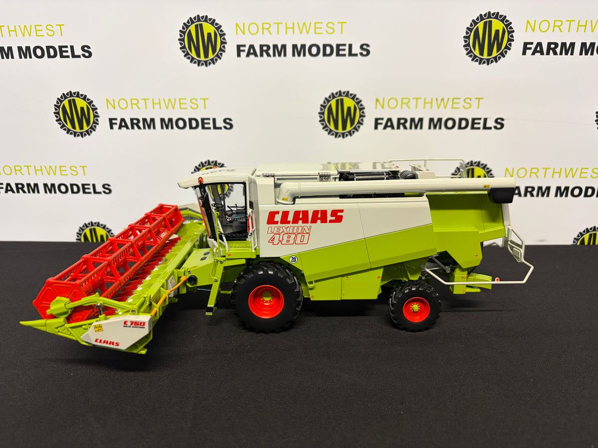 WIKING 0267180 1:32 SCALE CLAAS LEXION 480 WITH C750 GRAIN HEADER LIMITED EDITION