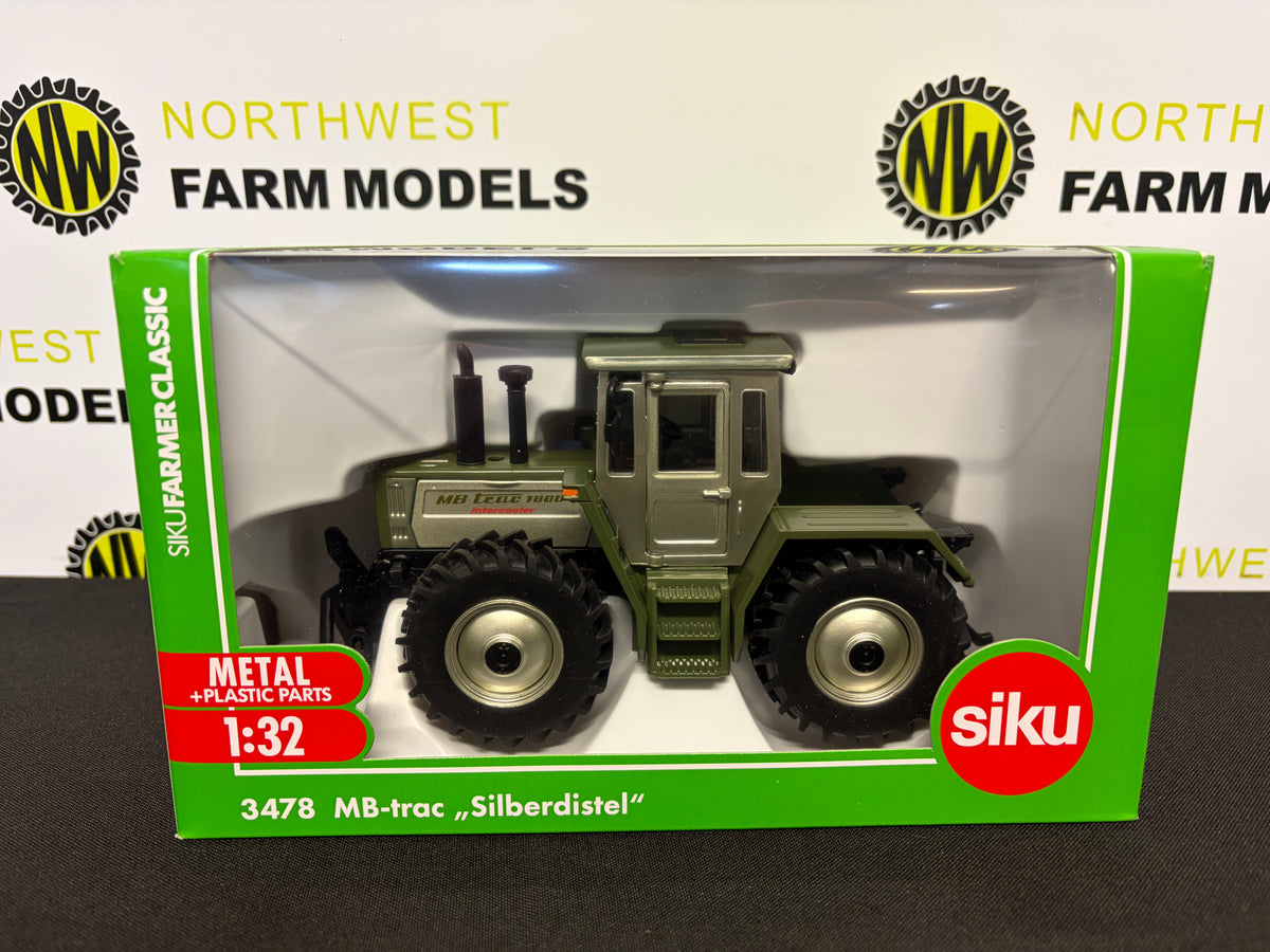 SIKU 3478 1:32 SCALE MB TRAC 1800 INTERCOOLER SILVER THISTLE