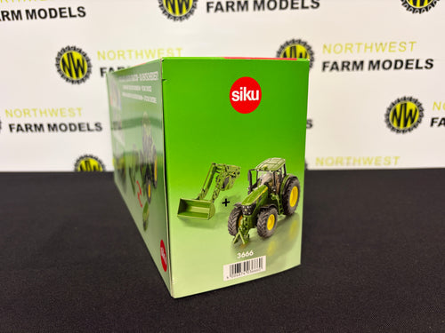 SIKU 3666 1:32 SCALE JOHN DEERE 6M 220 WITH DETACHABLE FRONT LOADER