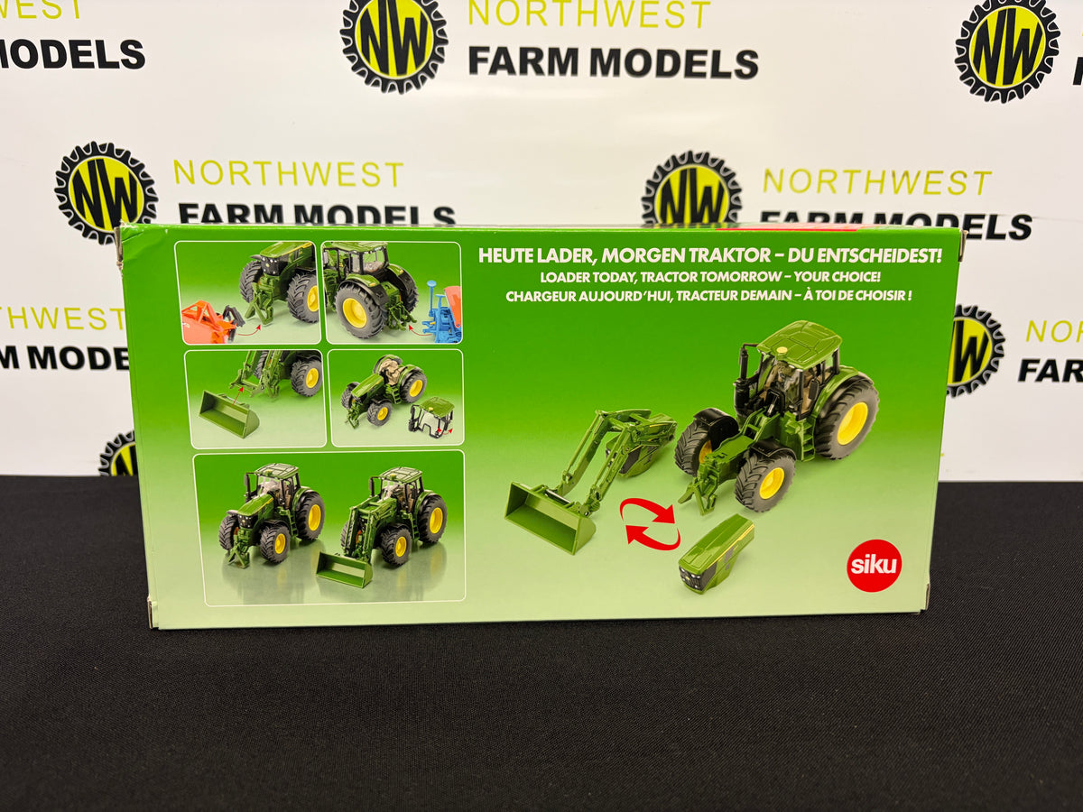 SIKU 3666 1:32 SCALE JOHN DEERE 6M 220 WITH DETACHABLE FRONT LOADER