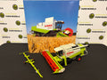 MARGE MODELS 02671820 1:32 SCALE CLAAS LEXION 480 TERRA TRAC WITH C750 GRAIN HEADER AND TRAILER