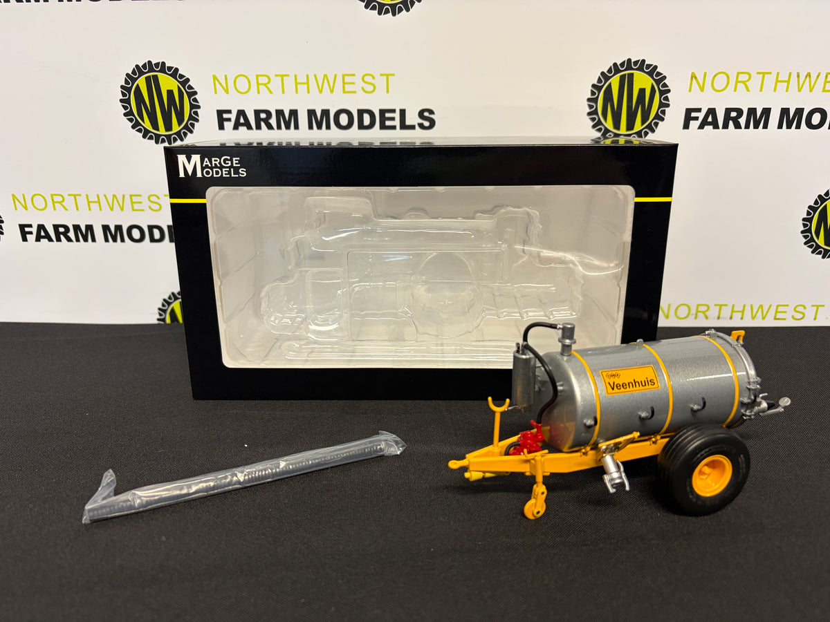 MARGE MODELS 2414 1:32 SCALE VEENHUIS POPULAIR 3200 LITRE SILVER TANKER