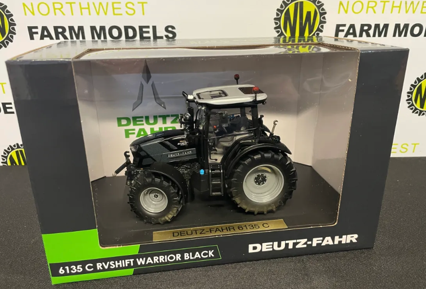 WEISE TOYS 1087 1:32 SCALE DEUTZ FAHR 6135 C WARRIOR BLACK LIMITED EDITION