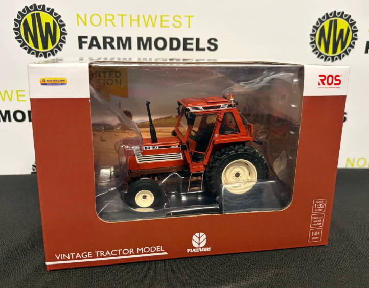 ROS 302433 1:32 SCALE FIAT 80-90 SUPERCOMFORT CAB 2WD TRACTOR (1985 - 1992)