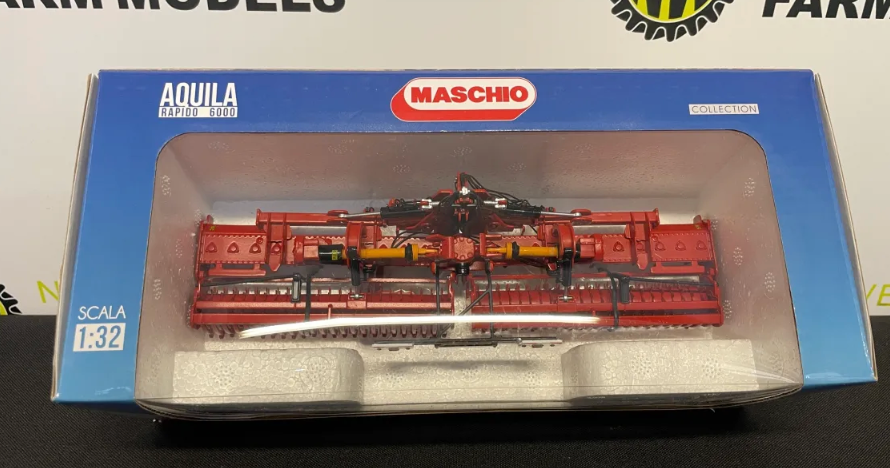 ROS 1:32 SCALE MASCHIO AQUILIA RAPIDO 6000 POWER HARROW