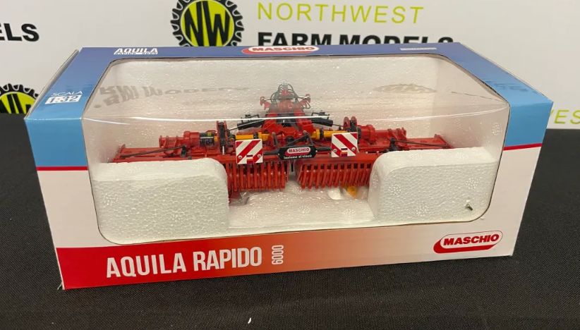 ROS 1:32 SCALE MASCHIO AQUILIA RAPIDO 6000 POWER HARROW