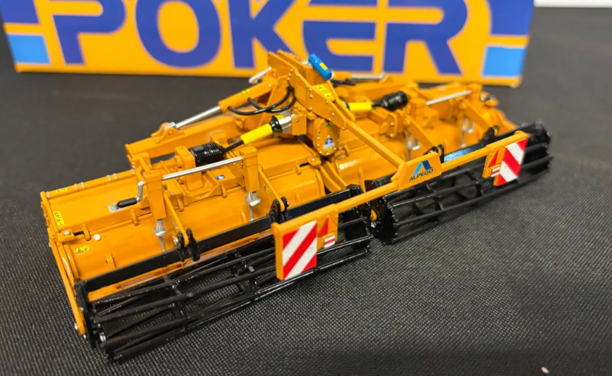 ROS 1:32 SCALE ALPEGO POKER POWER HARROW WITH CRUMBLER ROLLERS