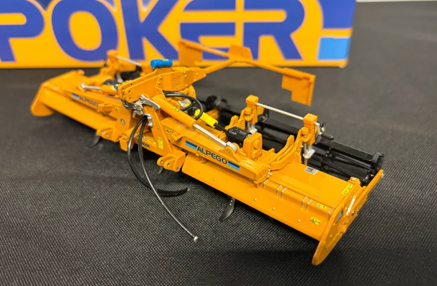 ROS 1:32 SCALE ALPEGO POKER POWER HARROW WITH CRUMBLER ROLLERS