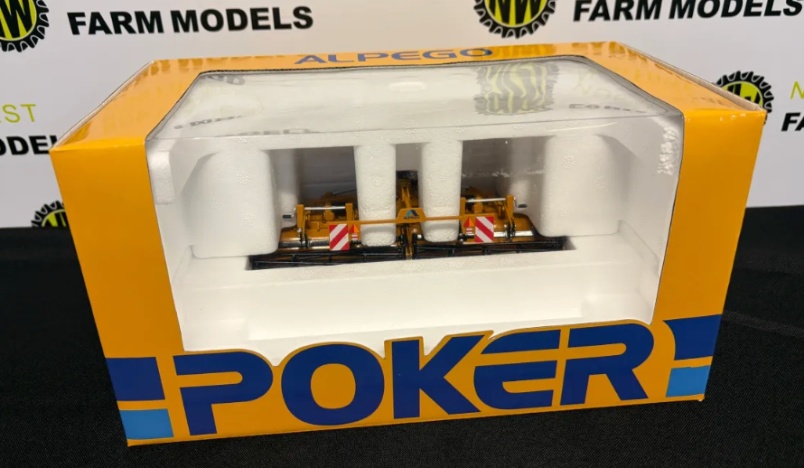 ROS 1:32 SCALE ALPEGO POKER POWER HARROW WITH CRUMBLER ROLLERS