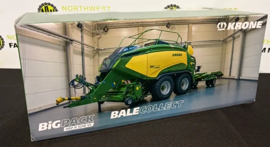 ROS 1:32 SCALE KRONE BIGPACK HDP II 1290 VC BALER WITH BALE COLLECT