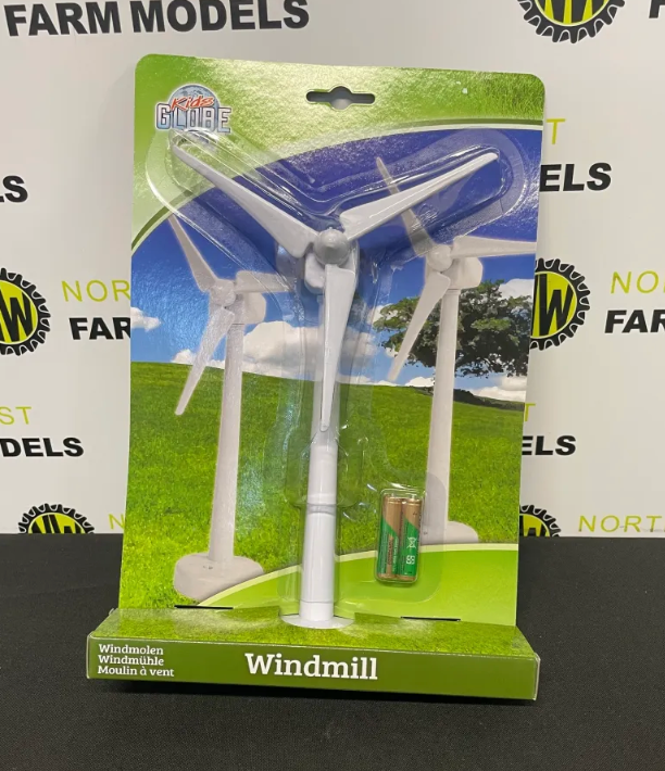 KIDS GLOBE 1:32 SCALE 29CM WINDMILL WITH BATTERY 571897