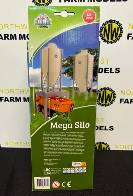KIDS GLOBE 570062 1:32 SCALE MEGA SILO