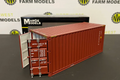 MARGE MODELS 2323-02 20FT SHIPPING CONTAINER BROWN