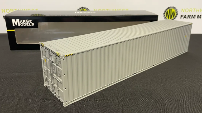 MARGE MODELS 2324-03 1:32 SCALE 40FT SHIPPING CONTAINER GREY