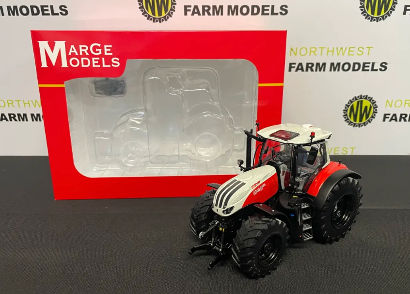 MARGE MODELS 2412 1:32 SCALE STEYR 6340 TERRUS CVT WITH BLACK RIMS LIMITED EDITION